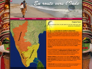 Aperçu visuel du site http://mon-voyage-en-inde.com