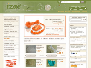 Aperçu visuel du site http://www.izae.com
