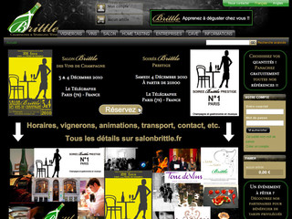 Aperçu visuel du site http://www.brittle-boutique.com/