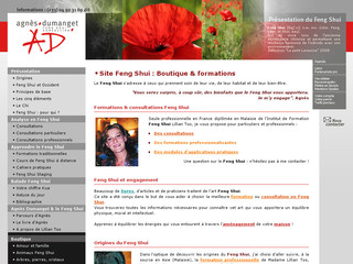 Aperçu visuel du site http://www.add-fengshui.com