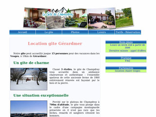 Aperçu visuel du site http://www.location-gite-vosges.com