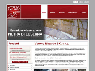 Aperçu visuel du site http://www.votteroriccardo.com/fra/