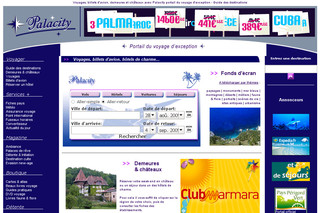 Aperçu visuel du site http://www.palacity.net