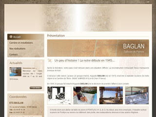 Taille de pierre Baglan - Taille-pierre-41.com
