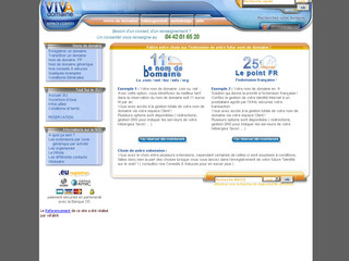 Aperçu visuel du site http://www.vivadomaine.com/