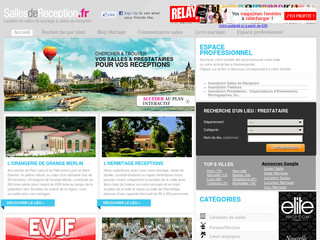 Aperçu visuel du site http://www.sallesdereception.fr