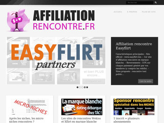 Aperçu visuel du site http://www.affiliation-rencontre.fr