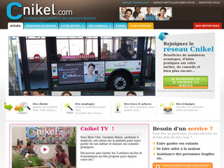 Aperçu visuel du site http://www.cnikel.com