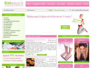 Aperçu visuel du site http://www.dietmincir.fr