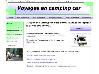 Aperçu visuel du site http://www.louer-camping-car.com