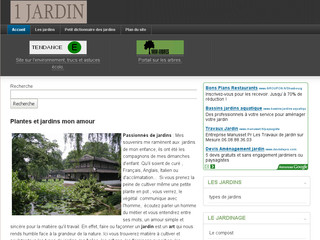 Aperçu visuel du site http://www.1-jardin.fr