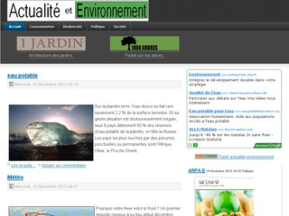 Flash infos des actualités de l'environnement - Actualite-environnement.fr