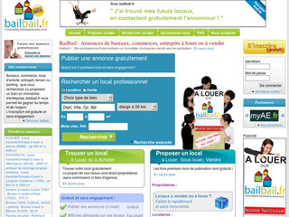 Aperçu visuel du site http://www.bailbail.fr