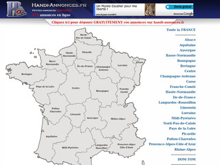 Aperçu visuel du site http://www.handi-annonces.fr