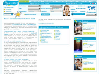 Aperçu visuel du site http://www.thalasso-line.com/
