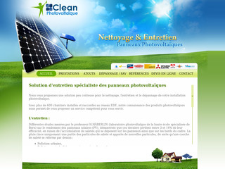 Aperçu visuel du site http://www.clean-photo.fr