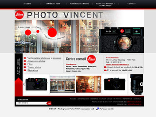 Aperçu visuel du site http://www.photo-vincent.com/