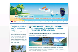 Aperçu visuel du site http://voiliers-phuket.fun-sail.com/