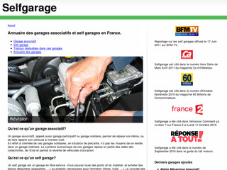 Selfgarage.org - Garages où les clients font eux-mêmes les réparations