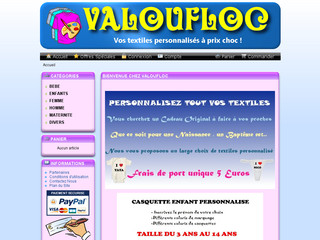 Aperçu visuel du site http://www.valoufloc.com
