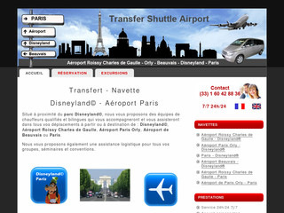 Aperçu visuel du site http://www.transfer-shuttle-airport.com/