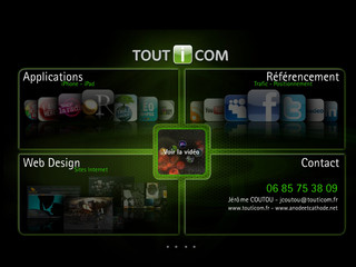 Aperçu visuel du site http://www.touticom.fr/