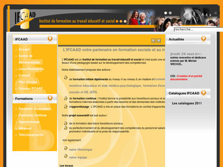 Aperçu visuel du site http://ifcaad.fr