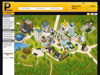 Aperçu visuel du site http://www.poinka.com