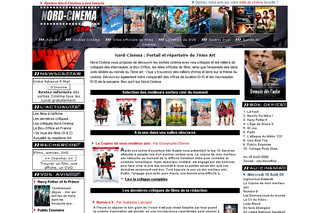 Aperçu visuel du site http://www.nord-cinema.com/