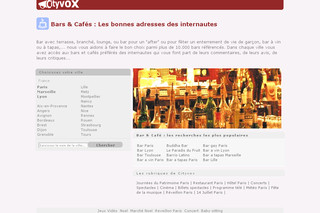 Aperçu visuel du site http://www.bar.cityvox.com/