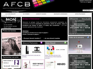 Conseillere-de-beaute.fr - Site officiel de l'AFCB - Association Française des Conseillères de Beauté