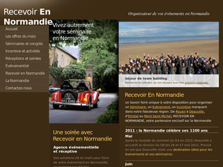 Aperçu visuel du site http://www.normandydmc.com