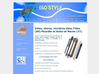 Aperçu visuel du site http://www.isostyle.fr/