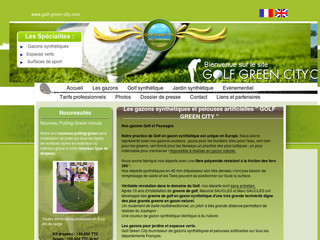 Aperçu visuel du site http://www.golf-green-city.com