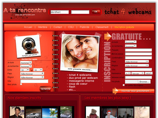 Aperçu visuel du site http://www.ata-rencontre.com