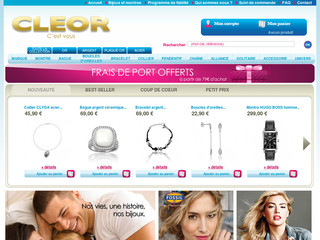 Cleor.com - Achat en ligne de montres et de bijoux en argent ou en or