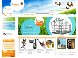 Aperçu visuel du site http://www.jardineriepasero.com