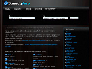 Aperçu visuel du site http://immobilier.speedyweb.fr/