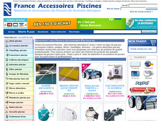 Aperçu visuel du site http://www.france-accessoires-piscines.fr