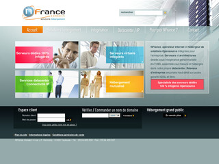 Aperçu visuel du site http://www.nfrance.com/