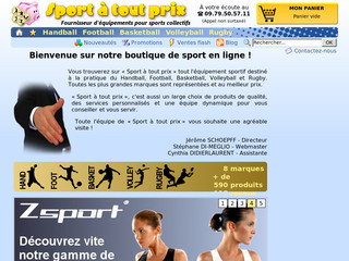 Aperçu visuel du site http://www.sport-atoutprix.com