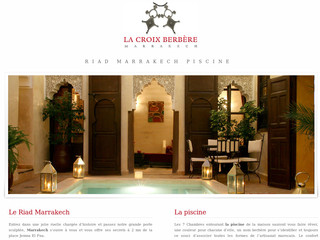 Aperçu visuel du site http://www.riad-marrakech-piscine.com
