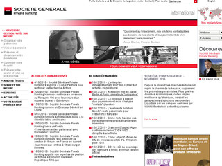 Aperçu visuel du site http://www.privatebanking.societegenerale.com/