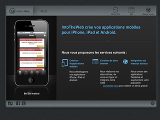 IntoTheWeb.be - Développement d'applications iPhone, iPad et Android