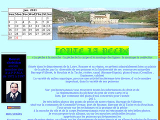 Aperçu visuel du site http://www.pecheenroannais.fr