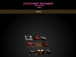 Aperçu visuel du site http://www.cocooning-restaurant.com/