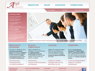 Aperçu visuel du site http://www.atys-conseils.fr