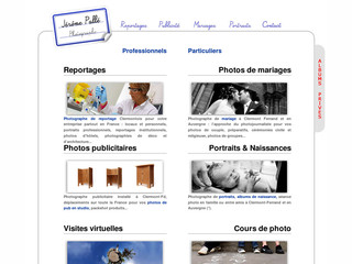 Aperçu visuel du site http://www.jeromepalle.com