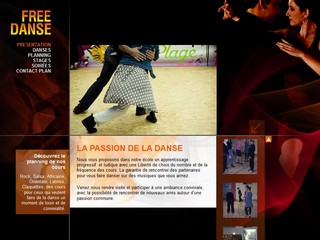 Aperçu visuel du site http://www.cours-danses-martigues.com/
