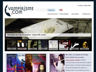 Aperçu visuel du site http://www.vampirisme.com/